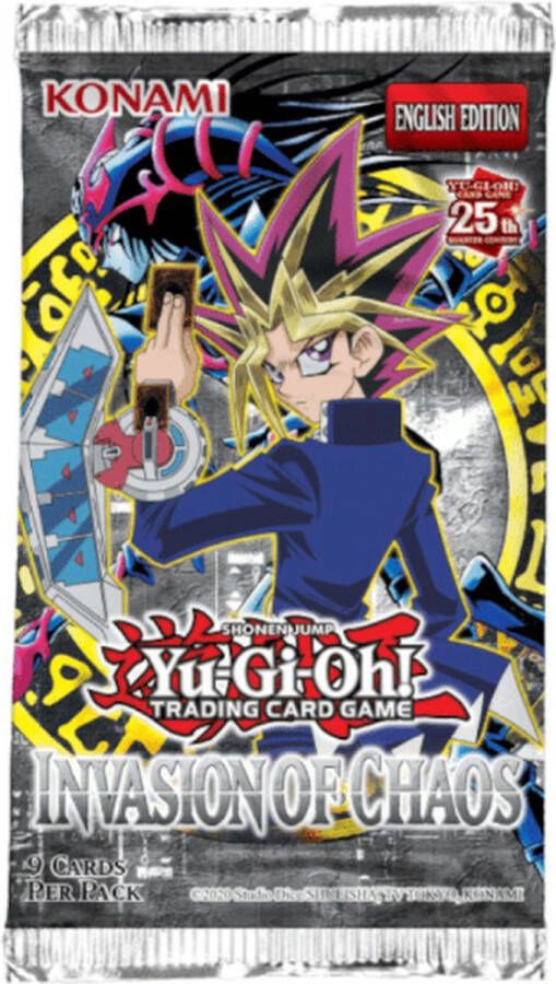 Yu-Gi-Oh booster -Invasion of Chaos 25th anniversary Sleeved Booster Yu-Gi-Oh! TCG