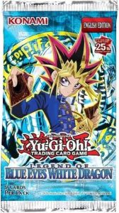 Yu-Gi-Oh booster Legend Of The Blue-Eyes White Dragon 25th anniversary Sleeved Booster Yu-Gi-Oh! TCG