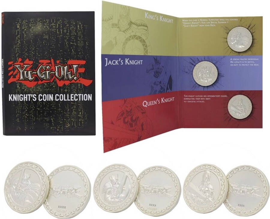 Merkloos Sans marque YU-GI-OH Collectors Item- Knights Premium Coins Collect Box