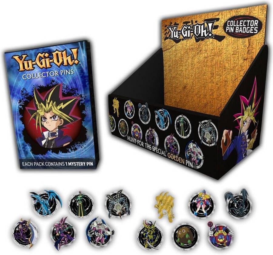 YU-GI-OH! Mystery Pin Badges Display of 12 boxes