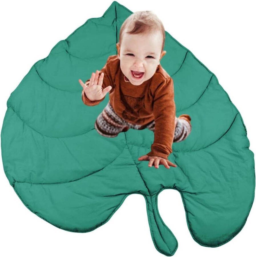 Zachte Baby Kruipdeken Katoen Bladtype Speelmat Slaapmatten Vloerkleed Voor Peuter Kinderen Activiteit Kamer Decor Pad 0-6 Maanden