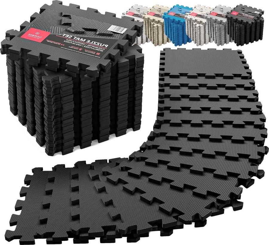 Zachte Foam Tegels In Elkaar Grijpende Schuimmatten 18 Stuks EVA Schuim Puzzelmatten Beschermende Vloermatten Sportmatten Set
