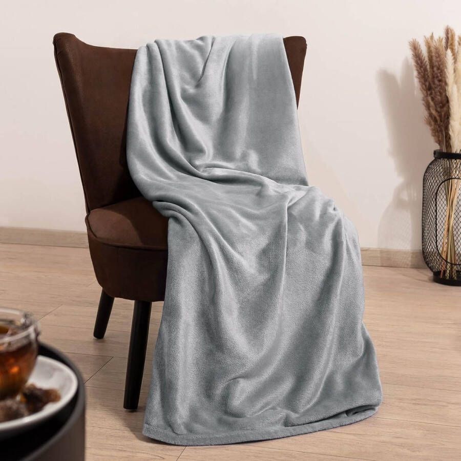 Zachte Knuffeldeken Hoogwaardige deken super zachte fleechedeken als bankgooi beddensprei of woonkamerdeken