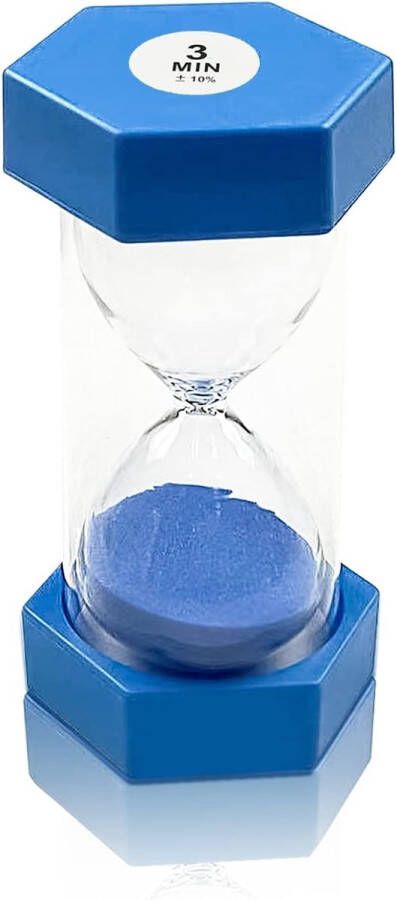 Zandloper Kinderklok Decoratieve Zandloper Timer Kan Gebruikt Worden in Klaslokalen Keukens Appartementen Kantoren en ook als Decoratieve Timerklok (3 Minuten Blauw)