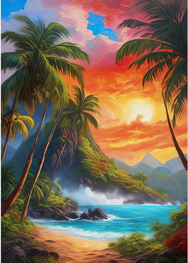 Zee Landschap Diamond Painting Set 5D Afbeeldingen DIY 30 x 40 cm Diamond painting