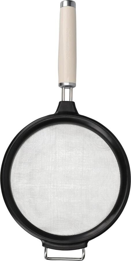 Zeef Vergiet 71 x 26 x 144 cm Roestvrij Staal Amandel Crème sieve