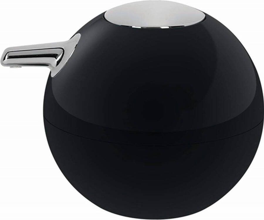 Zeepdispenser Bowl vloeibare zeepdispenser inhoud 250ml zwart