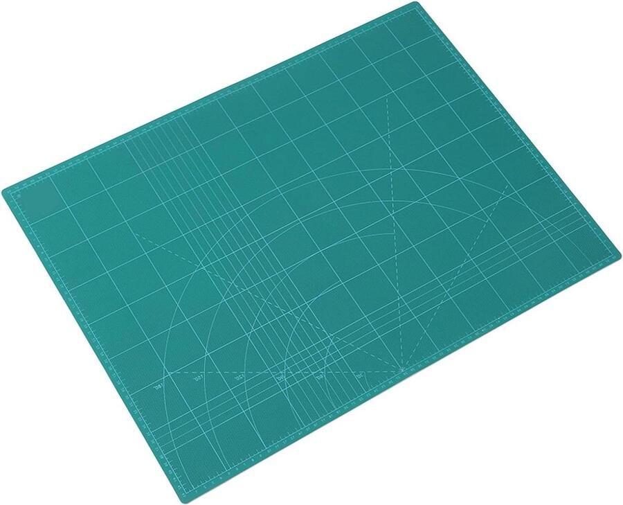 Zelfherstellende Groene PVC Snijmat Beschermt Tafelblad Snijgereedschap Doe-Het-Zelf Snijden Schilderen 90x60 cm