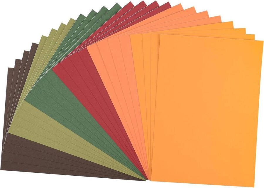 Zelfklevend cardstock A4 knutselpapier Kleurenmix 24 stuks