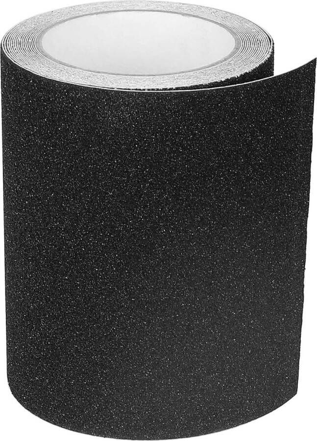 Zelfklevende antisliptape Geschikt voor trappen wrijving schuurmiddel Geschikt voor veiligheid trapladder binnen buiten hoge tractie 15 cm x 5 m zwart