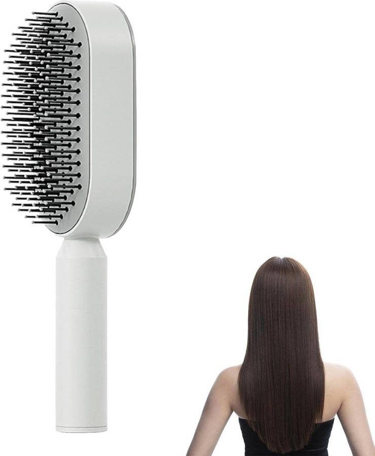 Zelfreinigende Haarborstel Massage Functie Tiktok Instagram Haarborstel Antiklit Borstel