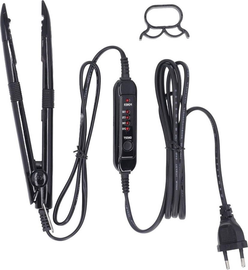 Zelfs Snelle Verwarming Heat Iron Connector Wand Verstelbare Temperatuurregeling Draaibare Kabel Hair Extensions Haarextensies