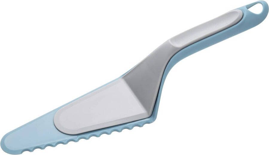 Zenker Tortenheber CANDY Kuchenheber und Schieber Schneidheber inkl. Abstreifer (Farbe: Eisblau Cool Grey)