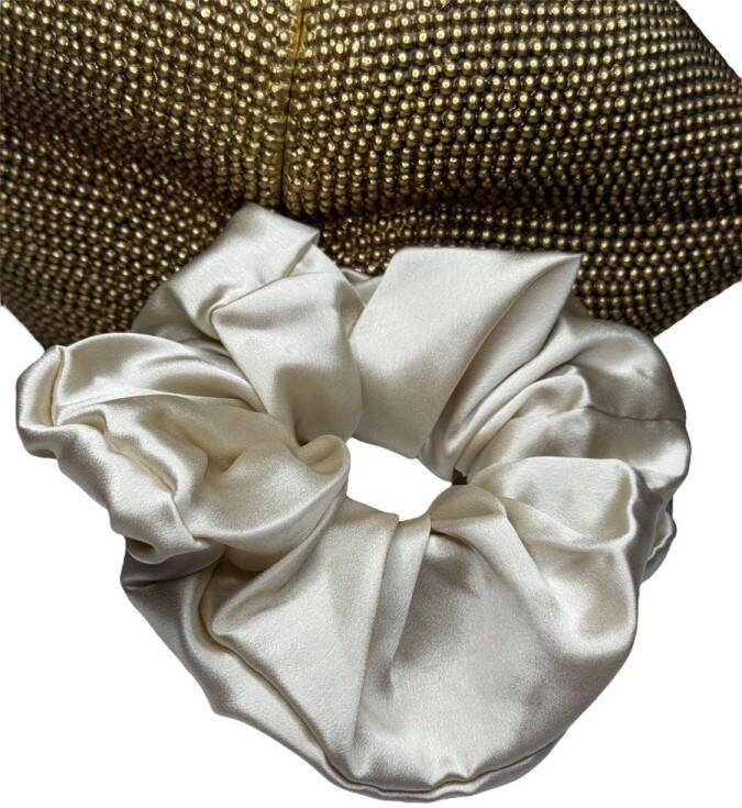 Zijden Scrunchie Champagne