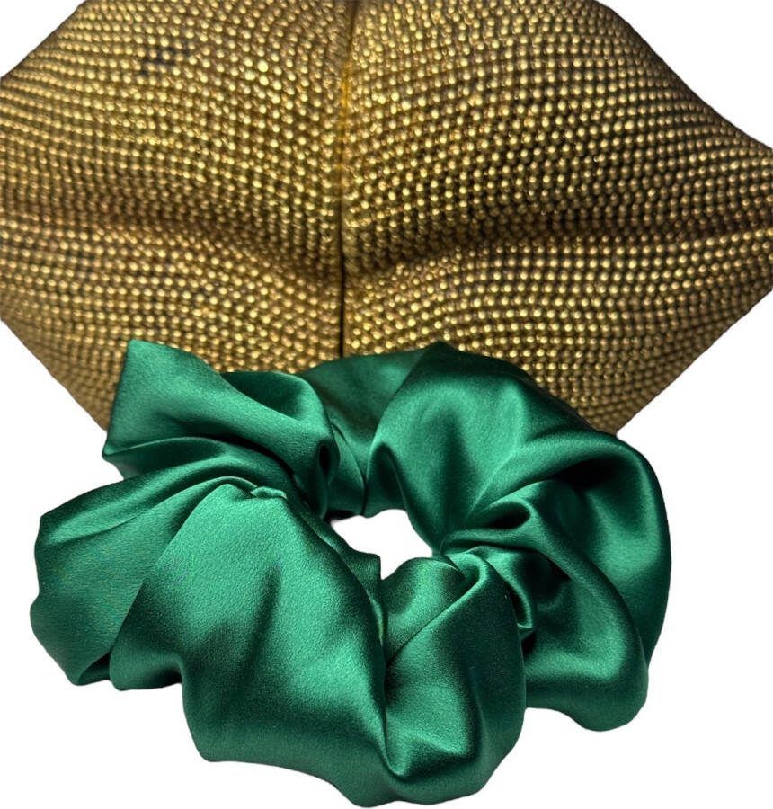 Zijden Scrunchie Groen