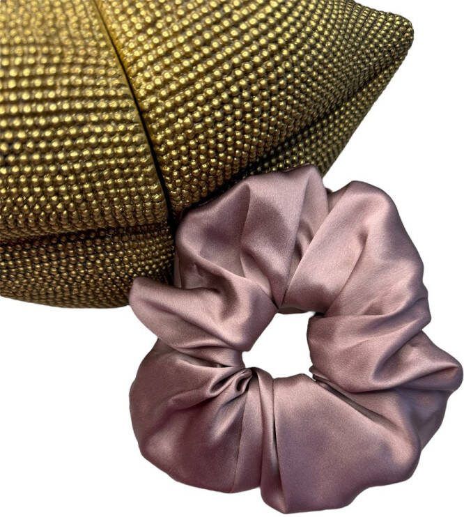 Zijden Scrunchie Mauve