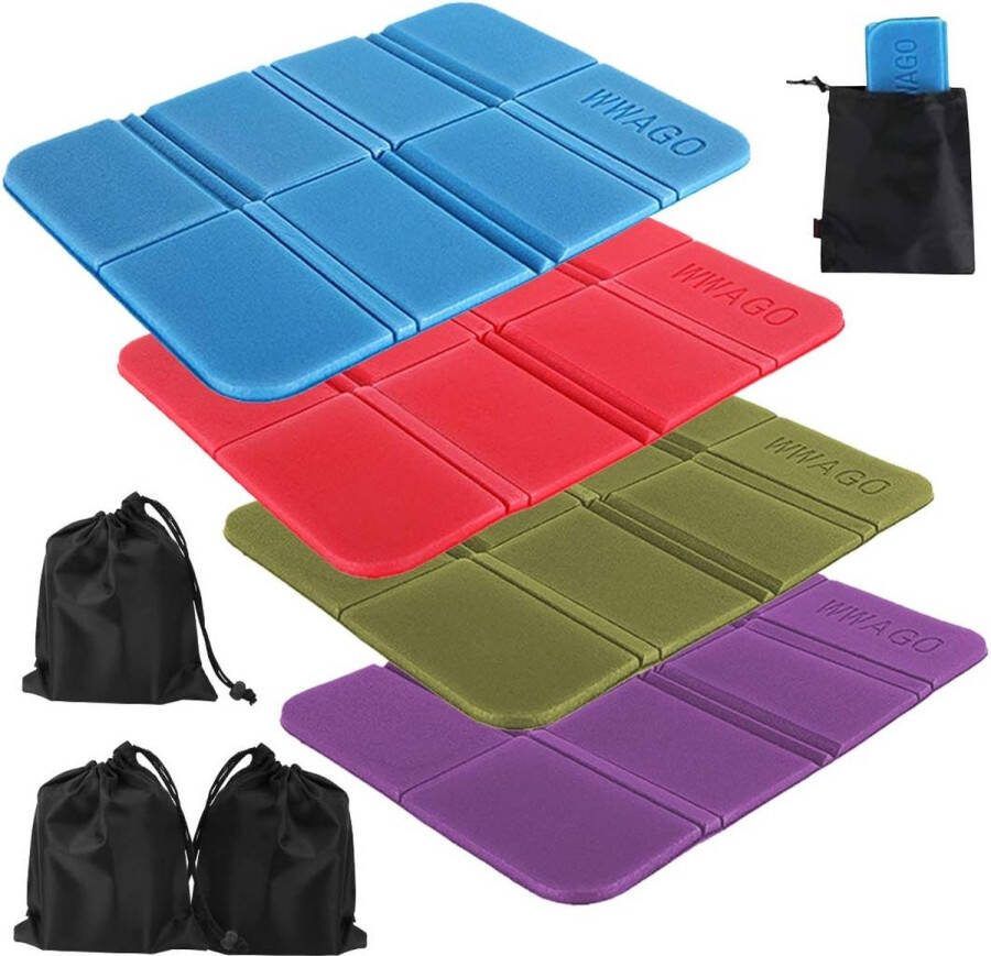 Zitkussen Buiten Weerbestendig Thermisch Opvouwbaar Zitkussen Buiten Kinderzitmat met Draagtas Waterdichte Speeltuinmat Wandelgadget Tuin Stadion Kampeeraccessoires