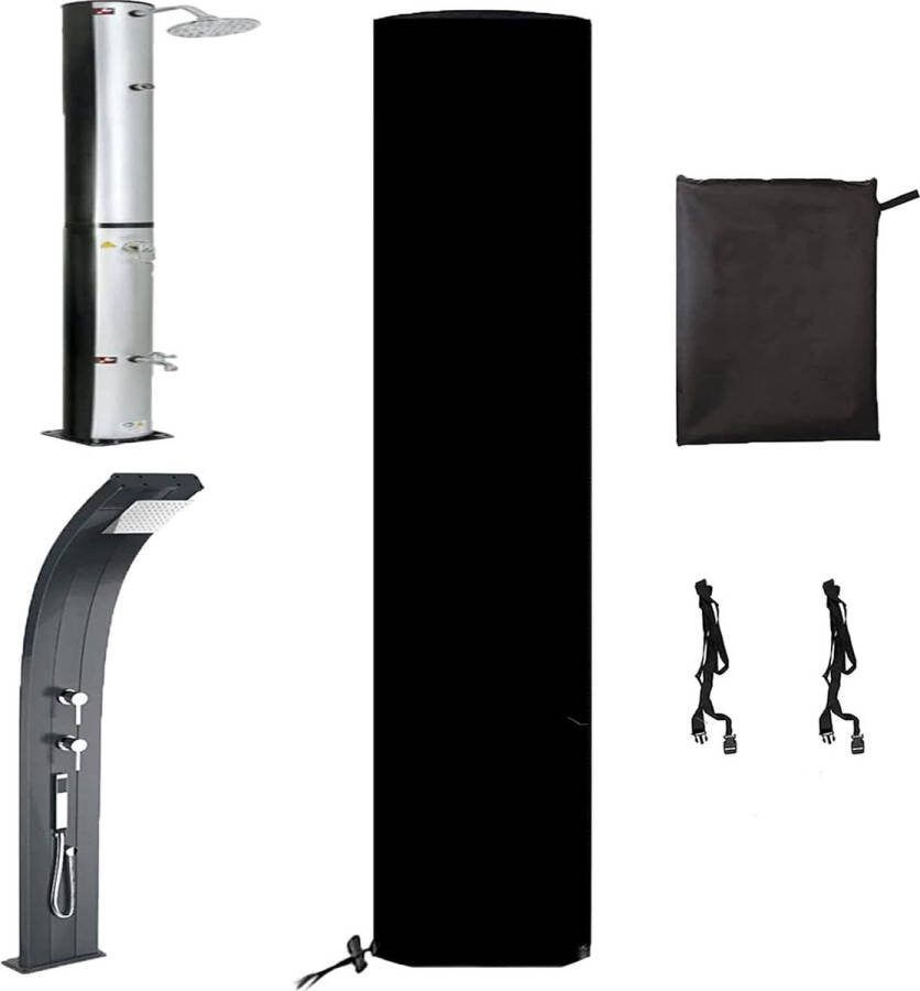 Zonne-douche beschermhoes 420D zonnedouche cover met coating waterdicht zeildoek zonne-douche voor tuindouche