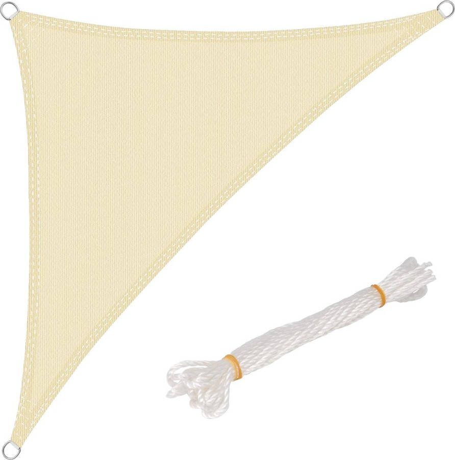 Zonnescherm driehoekig rechthoekig vierkant ademend materiaal beschermt tegen wind zon en UV-straling voor tuin terras en camping