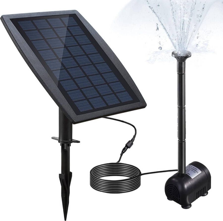 Zonnewaterpomp 9V 2.5W Power Panel Pomp Landschap Zwembad Tuin Fonteinen Pluggable Fonteinen met Zoekwoord1 Zoekwoord2