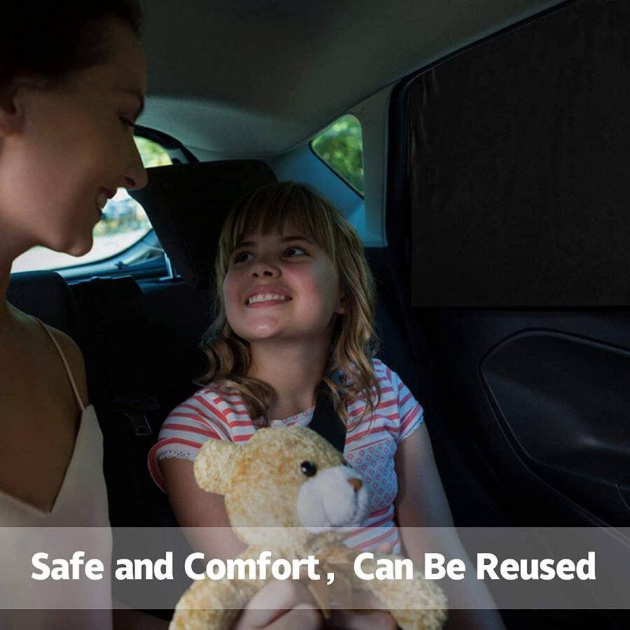 Zonwering voor de Auto Zonnescherm Auto Baby met uv-bescherming Auto Zonwering voor Kinderen Bescherming voor Kinderen Baby's Volwassenen Huisdieren Autozonneschermen Auto-zijramen UV Stralen