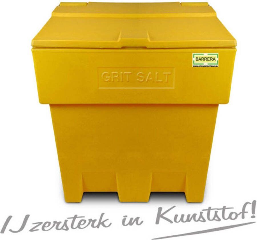 Zoutkist 200 liter PE Container voor winterberegening voor zout en zand Strooizout – Zand – Zandbak Zandcontainer Verkeer Veiligheid De Veiligheids-winkel