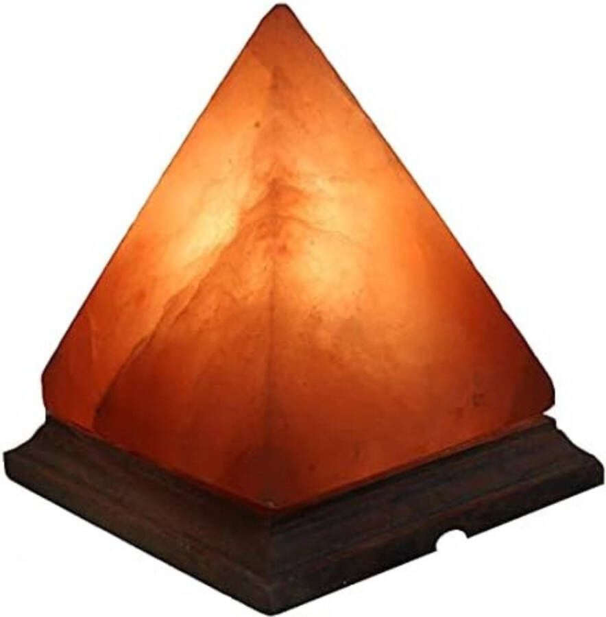 Zoutlamp Himalayazout Zoutlamp Nachtlampje Himalaya Zoutlamp Zoutsteen Lamp Piramide vorm