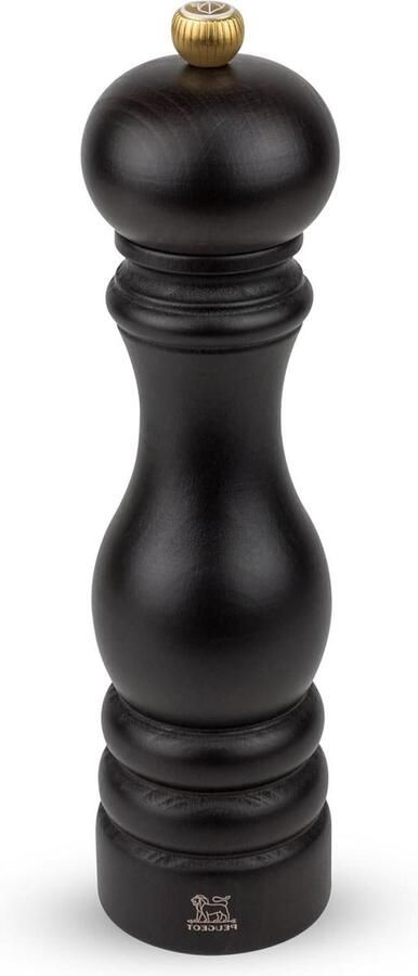 Zoutmolen 22 cm Klassiek maalsysteem PEFC-gecertificeerd hout Frankrijk Chocoladekleur
