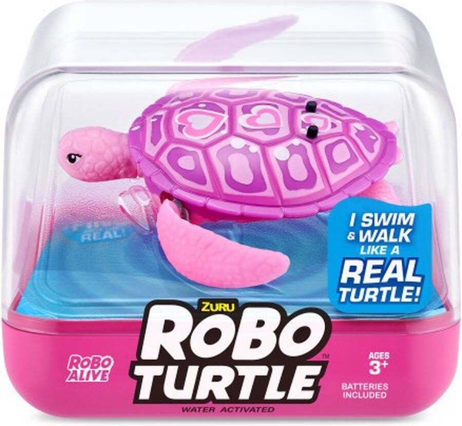 ZURU RoBo Alive Robot Huisdier Turtle Schildpad Roze
