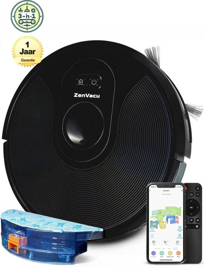 ZV G6 Robotstofzuiger met Laadstation Robotstofzuiger met Dweilfunctie Robotstofzuigers Robotstofzuiger Huisdieren
