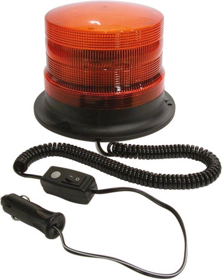 Zwaailamp Xenon Oranje 12V zeer fel flitslicht magneetvoet