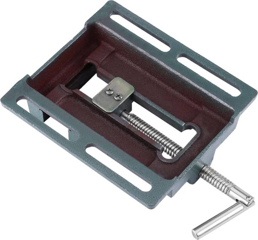 Zware bankschroef 4 inch kaakopening 110 mm voor kolomboormachine stationaire boormachines onderhoud werkplaatsfreesmachines