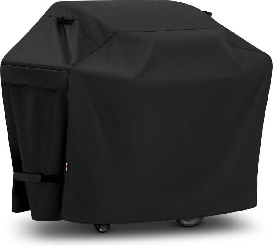 Zware waterdichte BBQ-hoes van 178 cm speciale kleurvastheid UV-bestendig voor Weber Char Broil Outback barbecues zwart 178 x 61 x 112 cm BBQ hoes rond