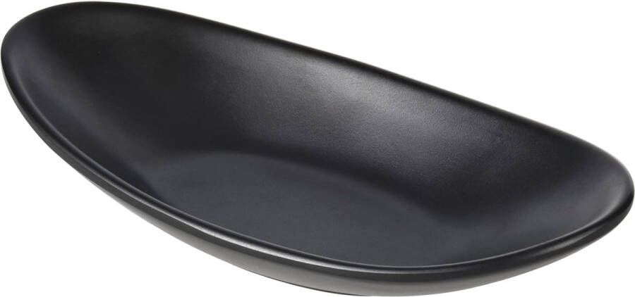 Zwarte Sieradentray Sleuteltray Cosmetische Tray Ovale Kom Tray voor Hal Munten Autosleutels Sieraden in Entreegebied