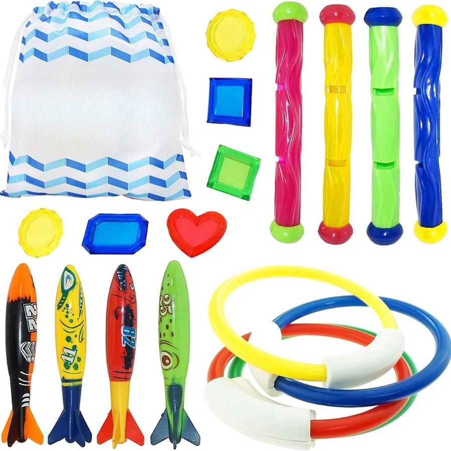 Zwembad Speelgoed Duikspeelgoed Waterspeelgoed Zwembad Speelgoed Kinderen Duik Speelgoed Water Speelgoed Waterspeelgoed Buiten Must have voor in de zomer!