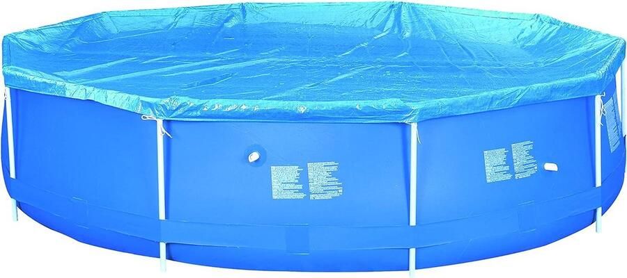 Zwembadafdekking rond dekzeil Ø 300-305 cm stalen buis zwembad stalen frame zwembadhoes html conten Nopenfolie Zwembad