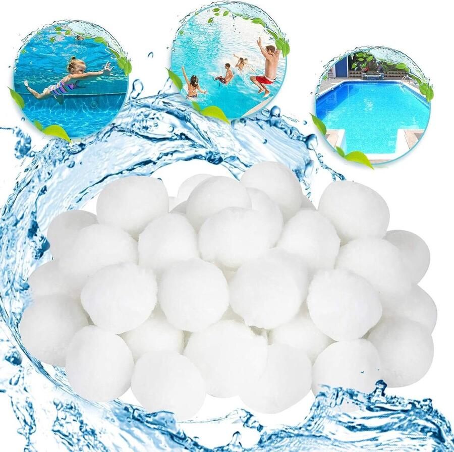 Zwembadfilterballen vervangen filterzand 1000 g zandfilterinstallatie filterpomp aquarium