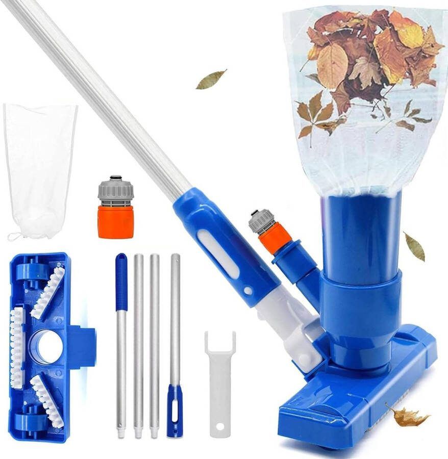 Zwembadreinigingsset vacuümzuiger draagbare zwembadreiniger zwembadreiniging whirlpool spa vijverstofzuiger jacuzzi accessoires