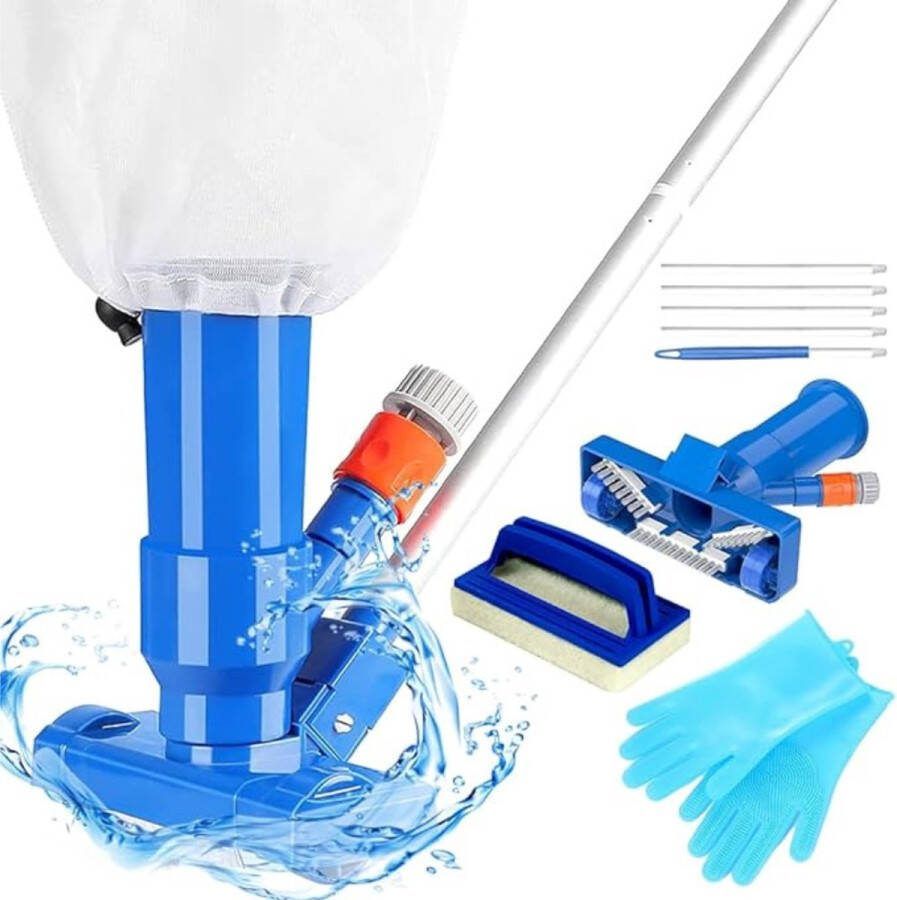 Zwembadstofzuiger Elektrisch Zwembadstofzuiger – Bodemzuiger Zwembad Stofzuiger Voor Zwembad En Spa – Vloerzuiger – 18.5 x 19 x 120 cm