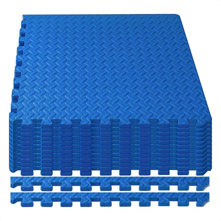 Zwembadtegels & Onderzeilen Zwembad Ondervloer Foam tegels Ondertegels Ondergrond Accesoires Onderhoud 60 stuks