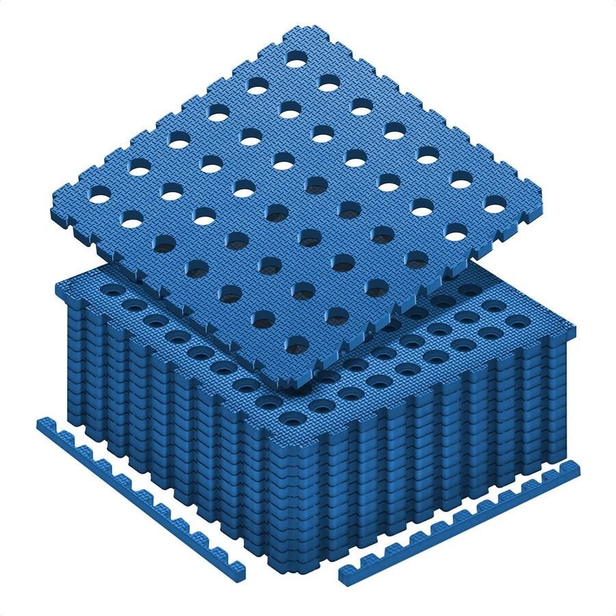 Zwembadtegels & Onderzeilen Zwembad Ondervloer Foam tegels Ondertegels Ondergrond Accesoires Onderhoud 36 stuks