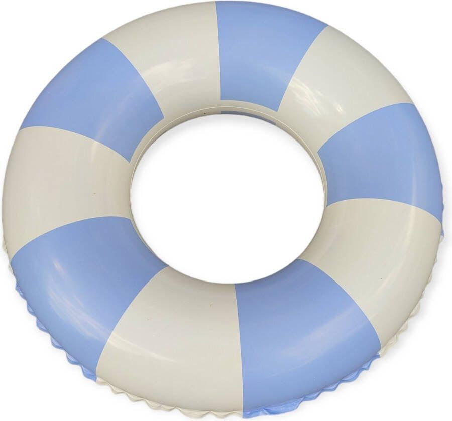 Zwemband Opblaasband voor zwembad speelgoed Blauw Wit Ø 70 cm