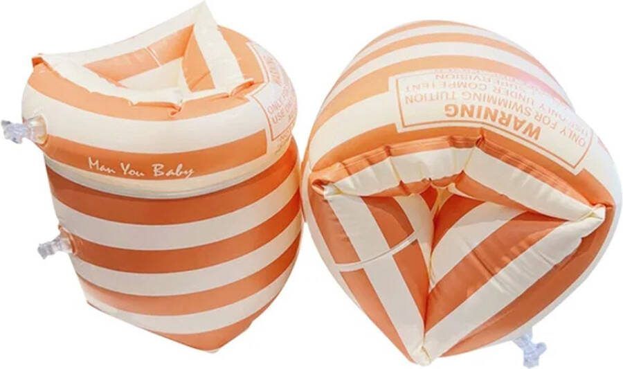 Zwembandjes Zwemband Set van 3 STREEP BRUIN Kind Peuter Kleuter Zwemring Zwemveiligheid 2 tot 10 jaar