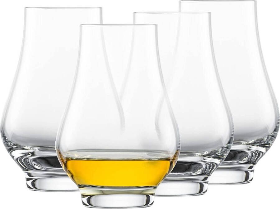 Zwiesel Whisky Nosing Tumbler Bar Special Glazenset 4 stuks glas in de kleur kristal afmetingen: 8 3 cm x 8 3 cm x 12 cm 130.000