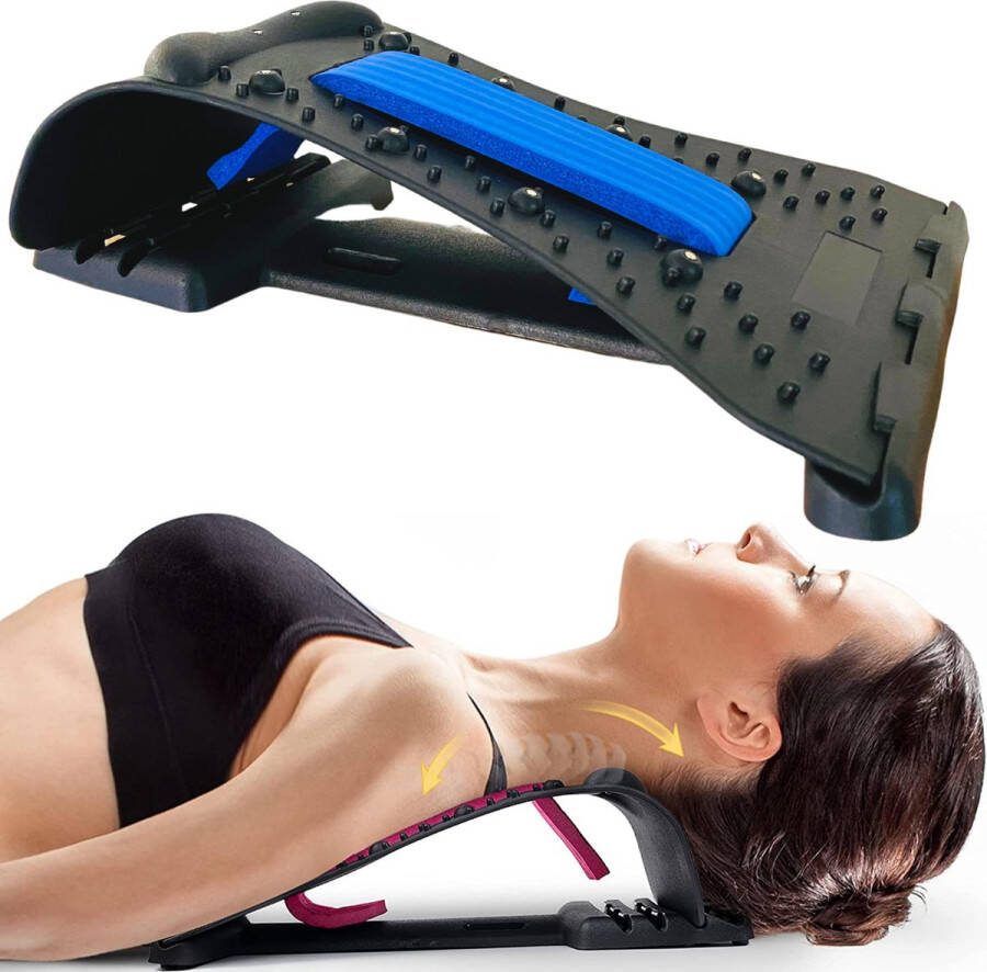 EarKings Nekstretcher Nekmassage apparaat Backstretcher met Nekmassage Rugstretcher