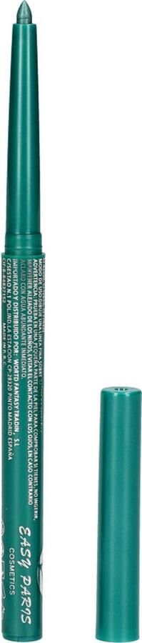 Easy Paris Cosmetics Easy Paris Keizerlijk Groen oogpotlood draaibaar Automatic Pencil Eyeliner Waterproof Nummer 25 Verde Azulado 1 Stuks