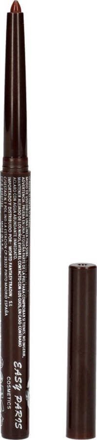 Easy Paris Cosmetics Easy Paris Donker Bruin lippotlood draaibaar Automatic Pencil Lipliner Waterproof Nummer 19 Granate 1 Stuks