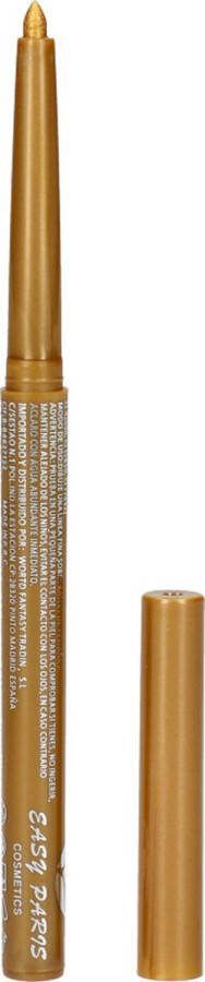 Easy Paris Cosmetics Easy Paris Goud oogpotlood en lippotlood draaibaar Automatic Pencil Eyeliner Lipliner Waterproof Nummer 22 Dorado 1 Stuks