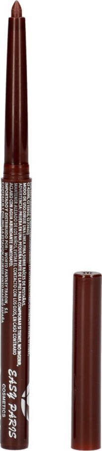 Easy Paris Cosmetics Easy Paris Rood Bruin oogpotlood en lippotlood draaibaar Automatic Pencil Eyeliner Lipliner Waterproof Nummer 02 Margenta Oscuro 1 Stuks