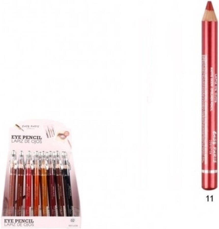 Easy Paris Cosmetics Jumbo Oogschaduw en Oogpotlood met puntenslijper Warm Rood Nummer 11 1 stuks